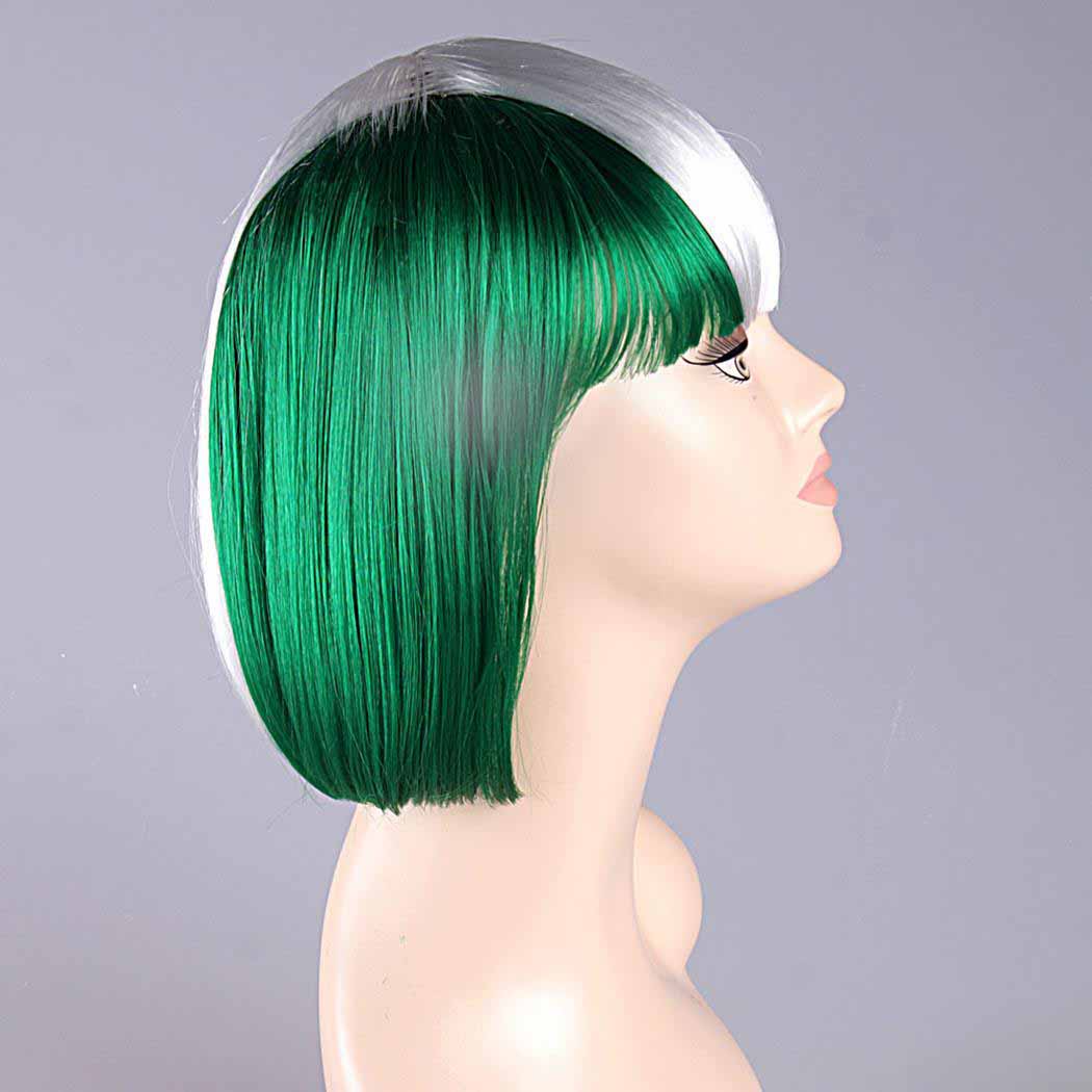 flagwigs, football wigs, fan wigs, afro wigs, mullet wigs, bob wigs, euro wigs,  premier league wigs,Italy Bob Wig 