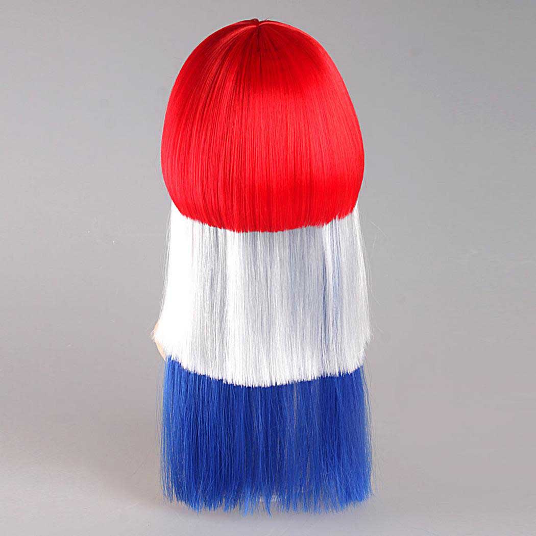 flagwigs, football wigs, fan wigs, afro wigs, mullet wigs, bob wigs, euro wigs,  premier league wigs,Holland Long Wig 