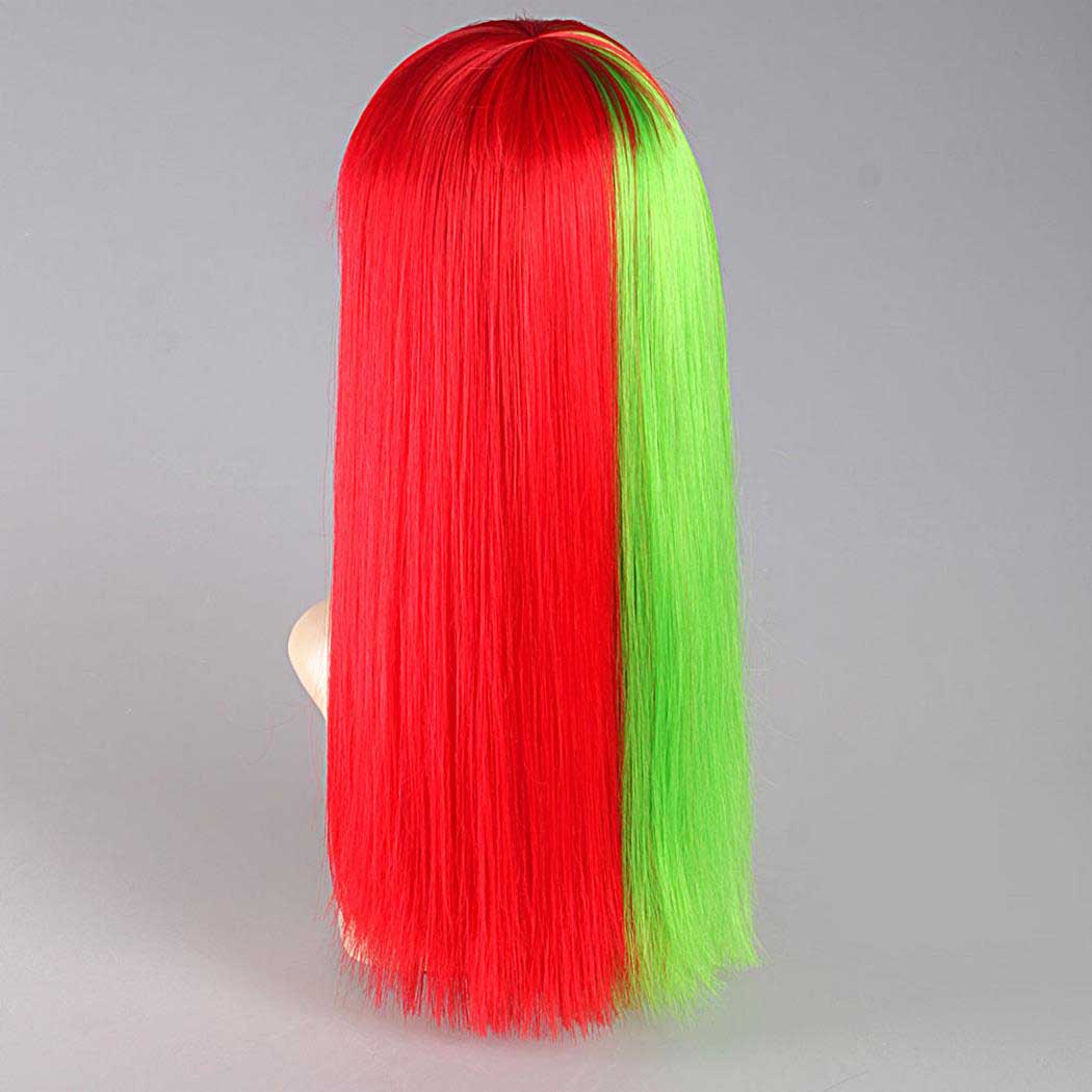 flagwigs, football wigs, fan wigs, afro wigs, mullet wigs, bob wigs, euro wigs,  premier league wigs,Portugal Long Wig 