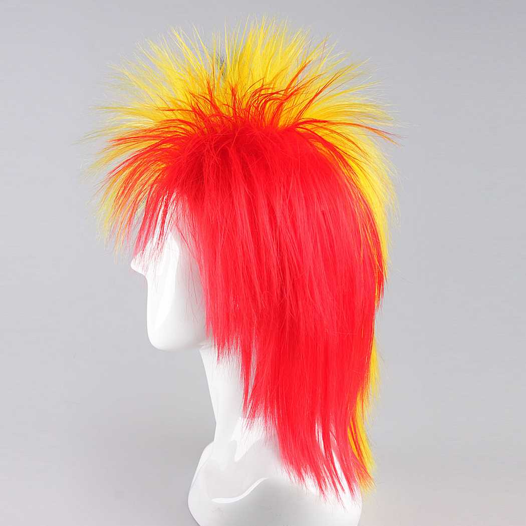 flagwigs, football wigs, fan wigs, afro wigs, mullet wigs, bob wigs, euro wigs,  premier league wigs,Belgium Mullet Wig