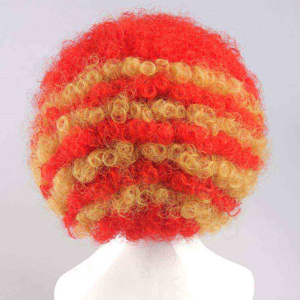 flagwigs, football wigs, fan wigs, afro wigs, mullet wigs, bob wigs, euro wigs,  premier league wigs,Liverpool Afro Wig