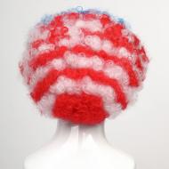 flagwigs, football wigs, fan wigs, afro wigs, mullet wigs, bob wigs, euro wigs,  premier league wigs,United States Afro Wig 