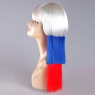 flagwigs, football wigs, fan wigs, afro wigs, mullet wigs, bob wigs, euro wigs,  premier league wigs,Russia Long Wig 