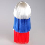 flagwigs, football wigs, fan wigs, afro wigs, mullet wigs, bob wigs, euro wigs,  premier league wigs,Russia Long Wig 