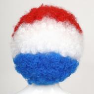 flagwigs, football wigs, fan wigs, afro wigs, mullet wigs, bob wigs, euro wigs,  premier league wigs,Croatia Afro Wig