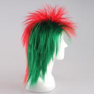 flagwigs, football wigs, fan wigs, afro wigs, mullet wigs, bob wigs, euro wigs,  premier league wigs,Portugal Mullet Wig