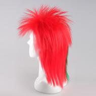 flagwigs, football wigs, fan wigs, afro wigs, mullet wigs, bob wigs, euro wigs,  premier league wigs,Portugal Mullet Wig