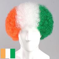 flagwigs, football wigs, fan wigs, afro wigs, mullet wigs, bob wigs, euro wigs,  premier league wigs,Ivory Coast Afro Wig
