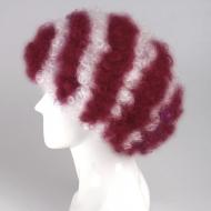 flagwigs, football wigs, fan wigs, afro wigs, mullet wigs, bob wigs, euro wigs,  premier league wigs,Aston Villa Afro Wig