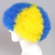 flagwigs, football wigs, fan wigs, afro wigs, mullet wigs, bob wigs, euro wigs,  premier league wigs,Chelsea Afro Wig