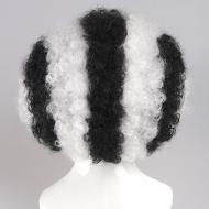 flagwigs, football wigs, fan wigs, afro wigs, mullet wigs, bob wigs, euro wigs,  premier league wigs,Newcastle United Afro Wig