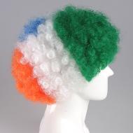 flagwigs, football wigs, fan wigs, afro wigs, mullet wigs, bob wigs, euro wigs,  premier league wigs,India Afro Wig